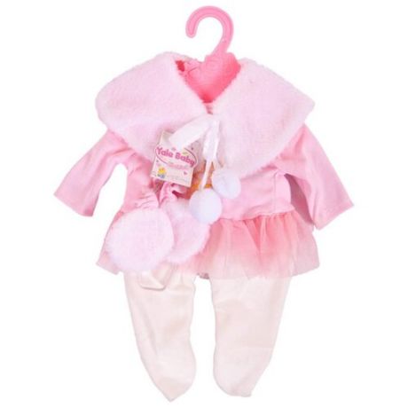 Junfa toys Комплект одежды для кукол BLC07 розовый