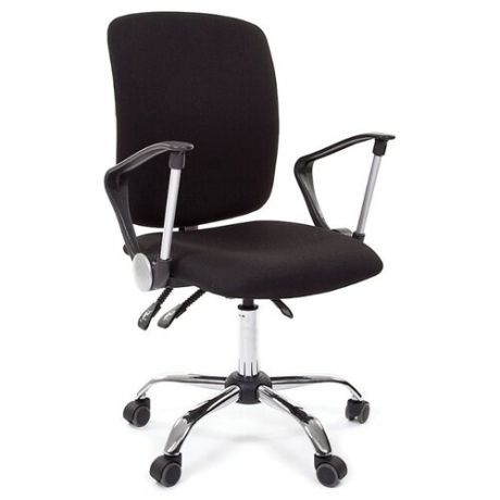 Компьютерное кресло Chairman 9801 Chrom офисное, обивка: текстиль, цвет: черный
