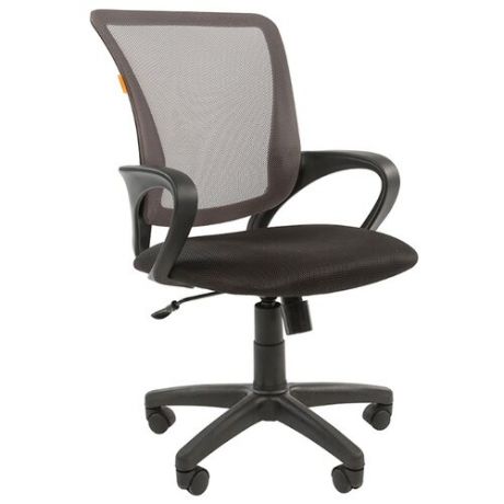 Компьютерное кресло Chairman 969 офисное, обивка: текстиль, цвет: черный/серый