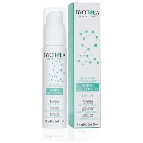 Byotea Revitalizing face cream Glycolic Acid Крем для лица регенерирующий с гликолевой кислотой, 50 мл