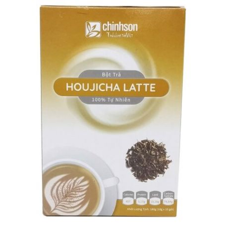 Чай зеленый Chinh son Houjicha latte в пакетиках, 10 шт.