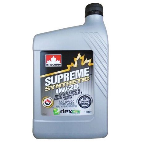 Моторное масло Petro-Canada Supreme Synthetic 0W-20 1 л