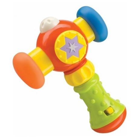 Интерактивная развивающая игрушка Happy Baby Magic Hammer 330067 оранжевый