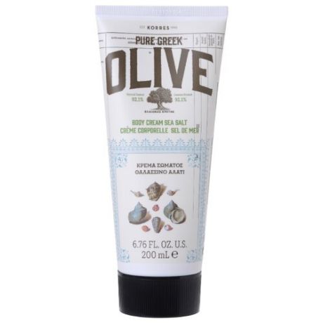 Крем для тела KORRES Pure Greek Olive Олива и морская соль, 200 мл