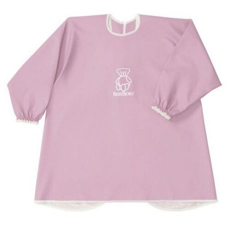 Baby Bjorn Рубашка для игр и кормления, 1 шт., расцветка: нежно-розовый