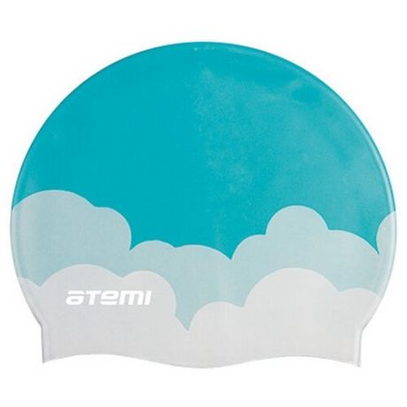 Шапочка для плавания ATEMI PSC413 голубой 56-65 см