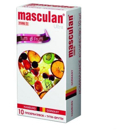 Презервативы masculan Ultra Tutti-Frutti (10 шт.)