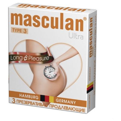 Презервативы masculan Ultra Long Pleasure (3 шт.)