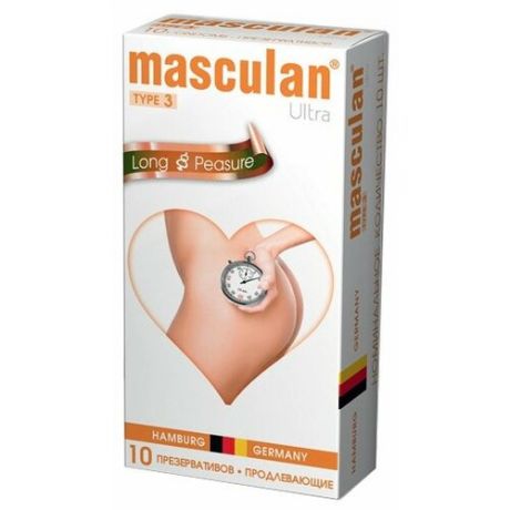 Презервативы masculan Ultra Long Pleasure (10 шт.)