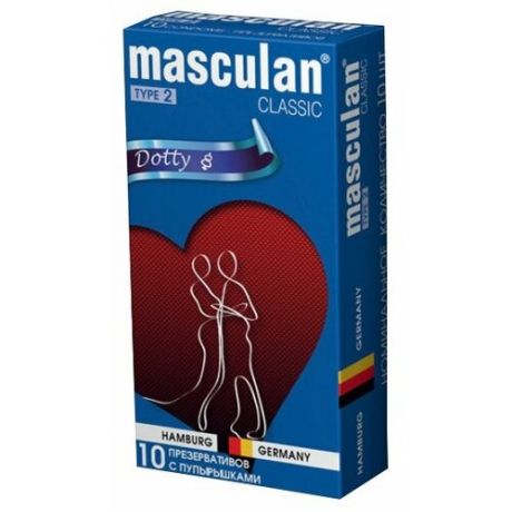 Презервативы masculan Classic Dotty (10 шт.)