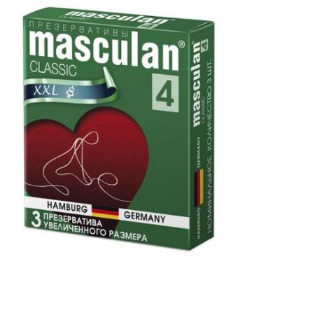 Презервативы masculan 4 Classic XXL (3 шт.)