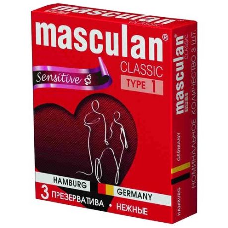 Презервативы masculan Classic Sensitive (3 шт.)