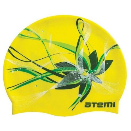 Шапочка для плавания ATEMI PSC414 желтый 56-65 см