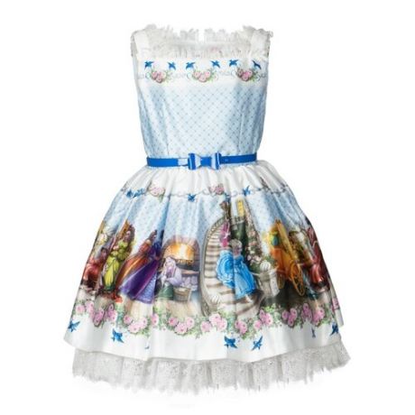 Платье Stilnyashka размер 104, голубой/золушка