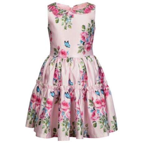 Платье Stilnyashka размер 140, розовый/цветы