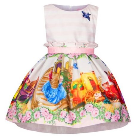 Платье Stilnyashka размер 110, розовый/золушка