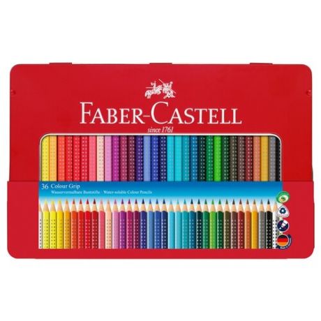 Faber-Castell Цветные карандаши Grip 2001 36 цветов (112435)