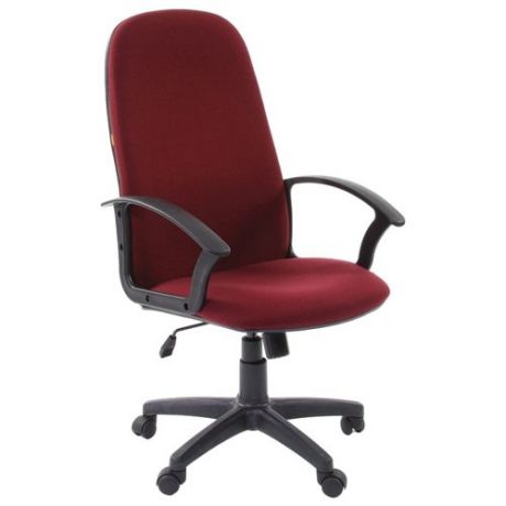 Компьютерное кресло Chairman 289 NEW для руководителя, обивка: текстиль, цвет: бордо
