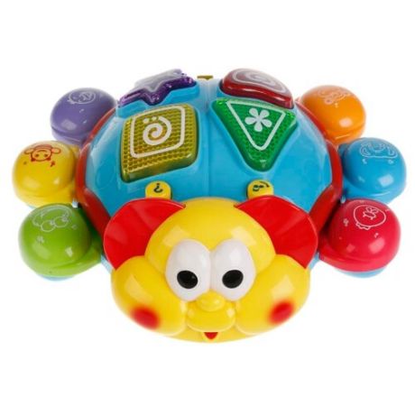 Развивающая игрушка Play Smart Танцующий жук синий/красный/желтый