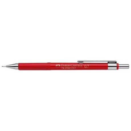Faber-Castell Механический карандаш TK-Fine 2317 HB, 0,7 мм 1 шт. красный