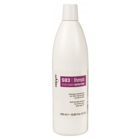 Dikson шампунь S83 Ristrutturante для всех типов волос с аграновым маслом 1000 мл