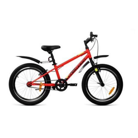 Подростковый горный (MTB) велосипед FORWARD Unit 20 1.0 (2020) красный 10.5" (требует финальной сборки)