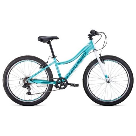 Подростковый горный (MTB) велосипед FORWARD Jade 24 1.0 (2020) мятный 13" (требует финальной сборки)