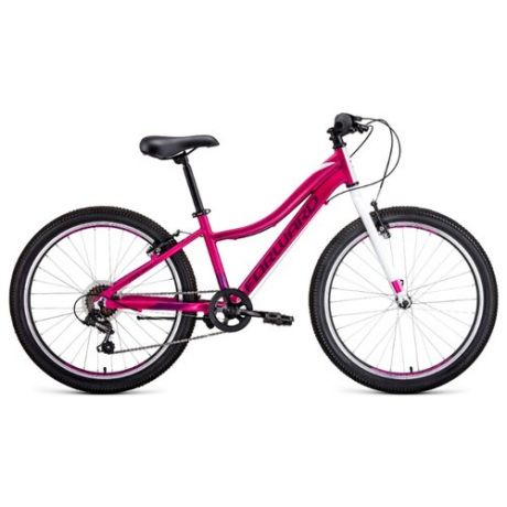 Подростковый горный (MTB) велосипед FORWARD Jade 24 1.0 (2020) розовый 13" (требует финальной сборки)