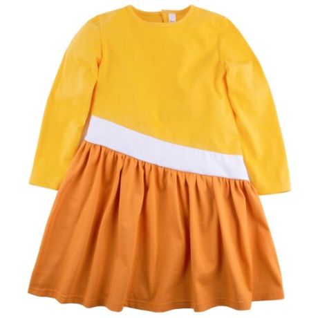 Платье Bossa Nova размер 110, желтый/оранжевый