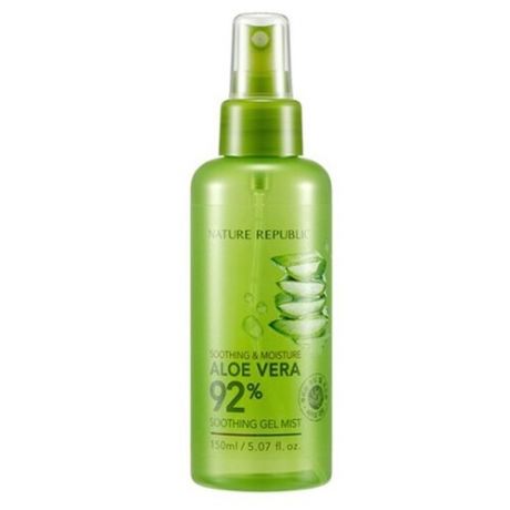 NATURE REPUBLIC Мист-гель успокаивающий Soothing&Moisture Aloe Vera 92% 150 мл