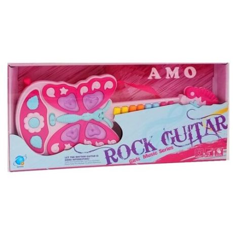 Nafeng гитара 663E розовый/голубой