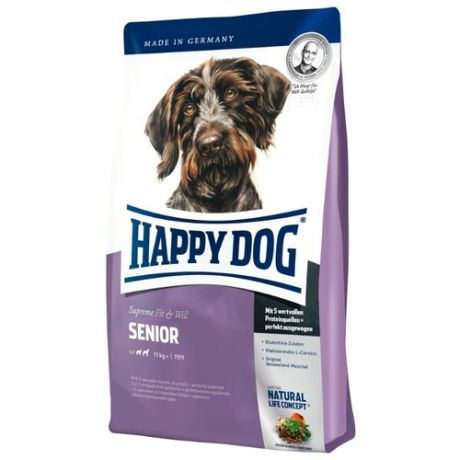 Сухой корм для пожилых собак Happy Dog Supreme Fit & Well для здоровья костей и суставов 4 кг