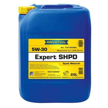 Моторное масло Ravenol Expert SHPD 5W-30 20 л