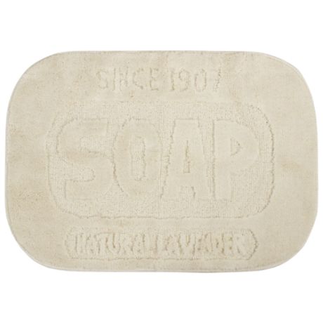 Коврик balvi Soap, 70x50 см молочный
