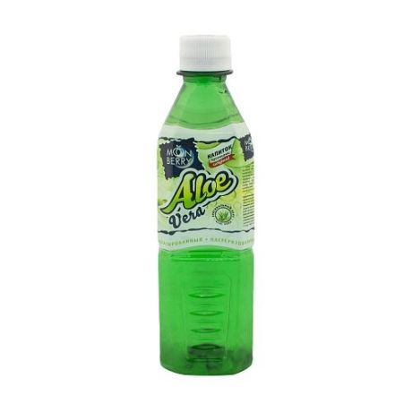 Напиток сокосодержащий MoonBerry Aloe Vera с кусочками алоэ, 0.5 л