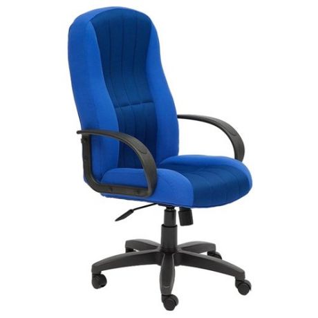 Компьютерное кресло TetChair CH 833 для руководителя, обивка: текстиль, цвет: синий/синий
