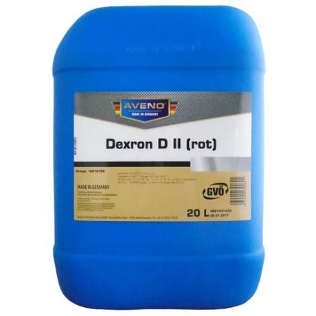Трансмиссионное масло AVENO ATF Dexron DII 20 л