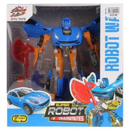 Трансформер Ziyu Toys L015-19 синий/оранжевый