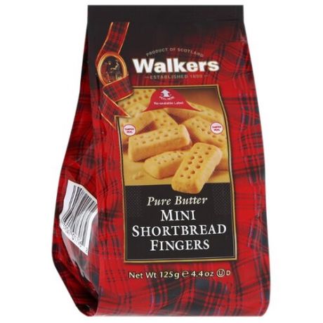 Печенье Walkers Mini Shortbread Fingers 125 г