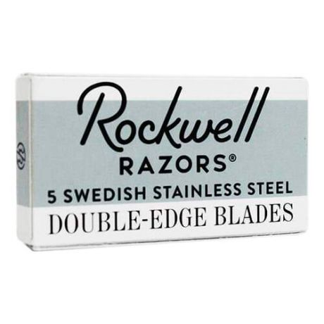 Лезвия для Т-образного станка Rockwell Razors нержавеющая сталь, 5 шт.