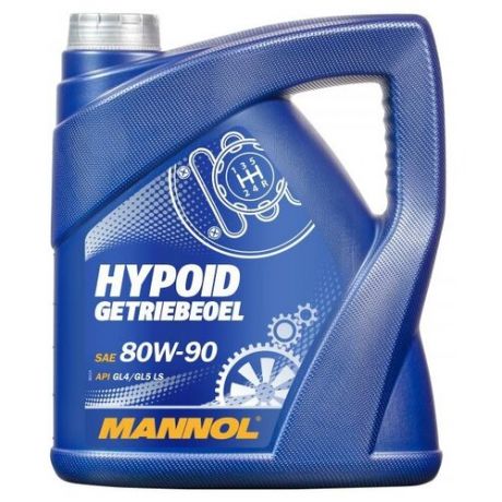 Трансмиссионное масло Mannol Hypoid Getriebeoel 80W-90 4 л