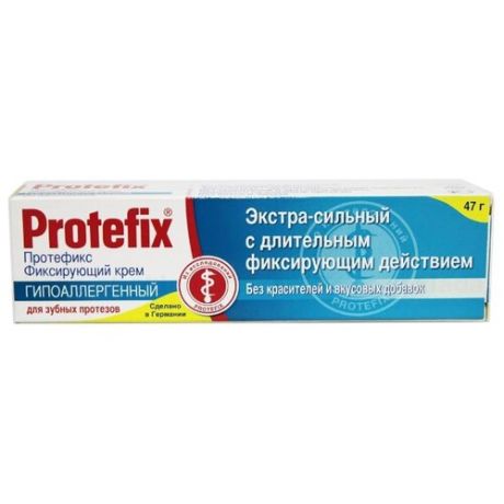 Protefix крем фиксирующий экстра сильный гипоаллергенный, 47 г, 40 мл