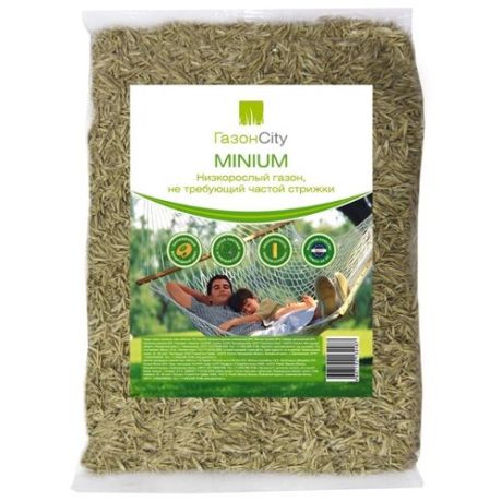 Смесь семян ГазонCity MINIUM Низкорослый газон, 0.3 кг