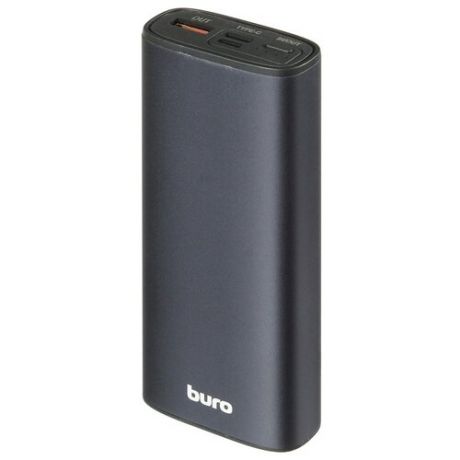 Аккумулятор Buro RB-10000-QC3.0-I&O, 10000 mAh серый