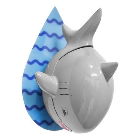 Держатель balvi Shark для зубной щётки серый/голубой