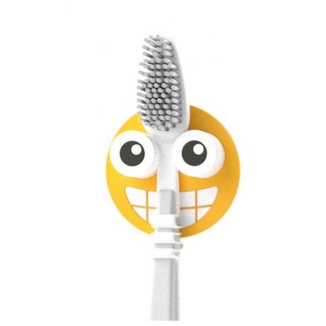 Держатель balvi Emoji для зубной щётки желтый