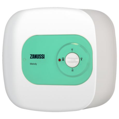 Накопительный электрический водонагреватель Zanussi ZWH/S-15 Melody O, белый/зеленый