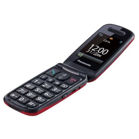 Телефон Panasonic KX-TU456RU красный