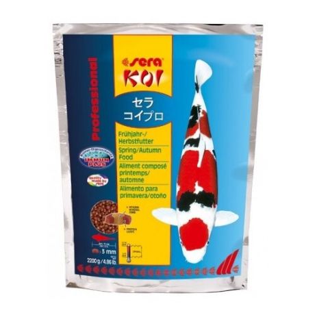 Сухой корм для рыб Sera Koi Professional весна/осень 2200 г