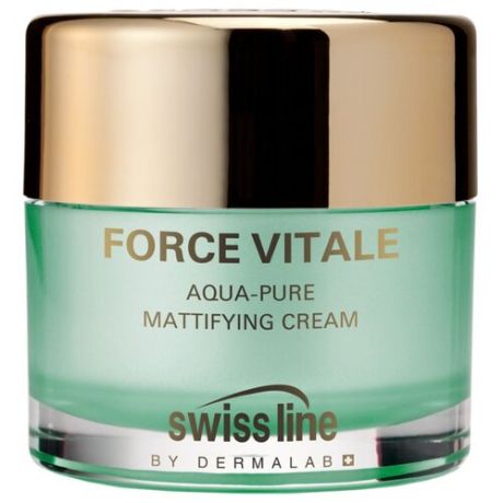 Swiss Line Force Vitale Aqua-Pure Mattifying Cream Крем для лица для смешанной и жирной кожи матирующий увлажняющий, 50 мл